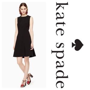 Kate Spade ♠️ black crepe dress